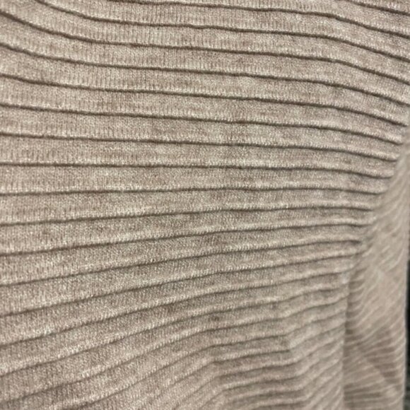 Cyrus Tan Ribbed Open Front Cardigan Long Sleeve 1X NWT - Picture 3 of 8